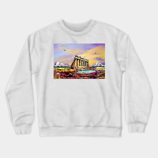 Acropolis of Athens Crewneck Sweatshirt